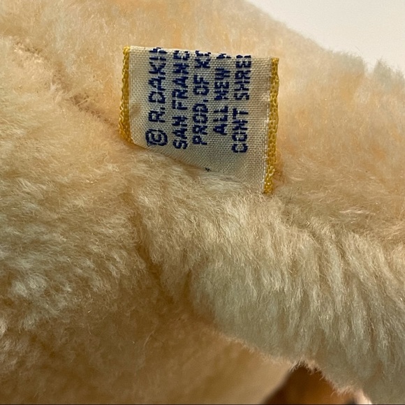 Vintage 1977 R. Dakin Small Stuffed Bear Wind Up Musical Lullaby Plush 8" Works - Picture 7 of 8